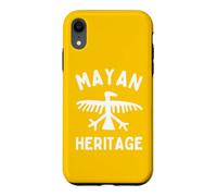 Peinture rupestre Patrimoine Maya Oiseau pétroglyphe Mexique Yucatan Coque pour iPhone XR