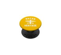 Peinture rupestre Patrimoine Maya Oiseau pétroglyphe Mexique Yucatan PopSockets PopGrip Adhésif