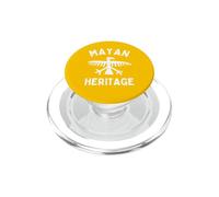 Peinture rupestre Patrimoine Maya Oiseau pétroglyphe Mexique Yucatan PopSockets PopGrip pour MagSafe