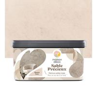 Peinture sablée irisée Maison Déco Sable Précieux quartz brun 2L