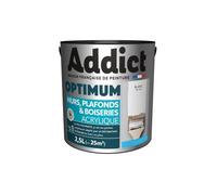 Peinture satin multi-support Addict' Peinture 2.5L monocouche blanc