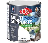 Peinture Satin Multi-supports 0.5 L Blanc Crème - Top 3+
