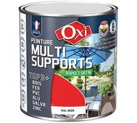 Peinture Satin Multi-supports 0.5 L Top 3+ - Rouge Vif