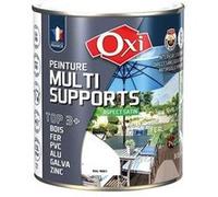 Peinture multi supports bois fer alu galva zinc pvc métaux Blanc crème 2.5L OXI direct sans sous couche