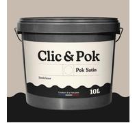 Peinture Satin - POK - Lin Médium - 10L - 16 Coloris - Intérieur