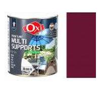 Peinture satinée multi-supports TOP3 Oxi - Bordeaux - 2,5 l