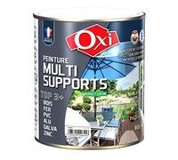 Peinture satinée multi-supports TOP3 Oxi - Gris anthracite - 0,5 l