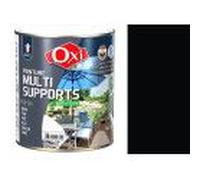 Peinture satinée multi-supports TOP3 Oxi - Noir - 2,5 l
