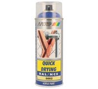 PEINTURE SECHAGE RAPIDE RAL ACRYL RAL5002 BRILLANT AEROSOL 400ML MOTIP