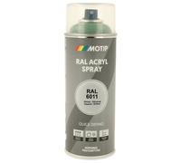 PEINTURE SECHAGE RAPIDE RAL ACRYL RAL6011 BRILLANT AEROSOL 400ML MOTIP