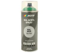 PEINTURE SECHAGE RAPIDE RAL ACRYL RAL6029 BRILLANT AEROSOL 400ML MOTIP