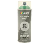 PEINTURE SECHAGE RAPIDE RAL ACRYL RAL6032 BRILLANT AEROSOL 400ML MOTIP
