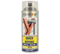 PEINTURE SECHAGE RAPIDE RAL ACRYL RAL7015 BRILLANT AEROSOL 400ML MOTIP