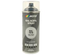 PEINTURE SECHAGE RAPIDE RAL ACRYL RAL7016 BRILLANT AEROSOL 400ML MOTIP