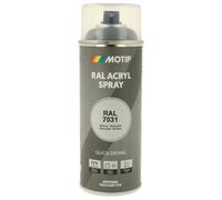 PEINTURE SECHAGE RAPIDE RAL ACRYL RAL7031 BRILLANT AEROSOL 400ML MOTIP