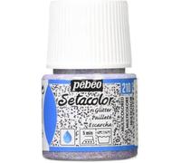 Pébéo Peinture Setacolor – à base d'eau, scintillement multicolore transparent – 45 ml