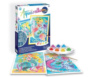 Peinture sirènes Sentosphere Aquarellum Phospho Multicolore TU