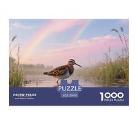 Peinture SnipePuzzle 1000 Pièces Loisir Pédagogique Amis Et Collèguesoiseau Cohésion Sociale Déco Bureau 70x50cm/1000pcs