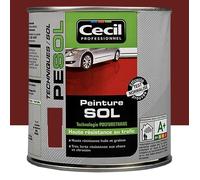 Peinture sol Cécil Professionnel PE SOL Rouge brique 0,5 L