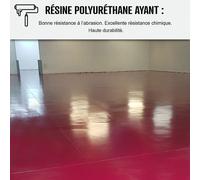 Peinture pour sol extérieur et intérieur, pour béton, haute résistance, non jaunissante : Solthane - 5 kg Telegris 4 - RAL 7047 - ARCANE INDUSTRIES