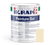 Peinture sol professionnelle, satin, peinture opacifiante, sans odeur, protège, décore, intérieur, extérieur, HydroSol ECRAN 77 1 litre