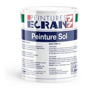 Peinture sol professionnelle, satin, peinture opacifiante, sans odeur, protège, décore, intérieur, extérieur, HydroSol ECRAN 77