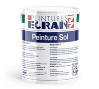 Peinture sol professionnelle, satin, peinture opacifiante, sans odeur, protège, décore, intérieur, extérieur, HydroSol ECRAN 77 1 litre