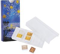 Peinture solide aquarelle Pearlescent Metal New Nail Art Set 6 couleurs Starlight pour la peinture