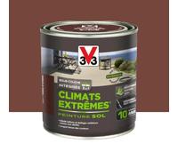 Peinture sols extérieurs Climat Extrême satin 0,5L (teinte au choix) V33 (terre d'ombre) - Teinte : Terre d'ombre
