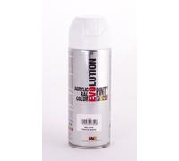 Peinture Spray Acrylic Brillant 400ml Blanc Signalisation Ral 9016 - Pinty Plus
