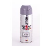 Peinture Spray Acrylic Brillant 400ml Gris Trafic Ral 7042 - Pinty Plus