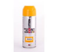 Peinture Spray Acrylic Brillant 400ml Jaune Melon Ral 1028 - Pinty Plus