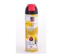 Peinture spray marquage au sol temporaire 500ml rouge fluo -