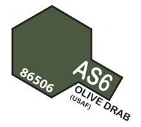 Peinture Spray Pour Plastique 100 Ml. Avion Olive Drab USAF AS6 86506 Tamiya