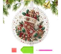 Peinture Strass Décorations Murales Scintillantes Ornement De Noël