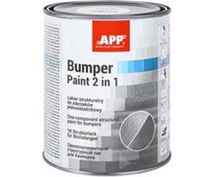 Peinture structurante 1K - Noir - Plastique, pare-chocs, rétroviseur - APP - 1L