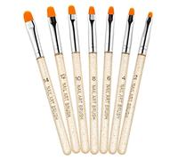 Peinture stylo dessin stylo uv gel nail brush ensemble dessin peinture acrylique en acrylique français baisseur de pointer nail art or 7pcs