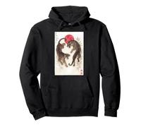 Peinture sur Bois Ukiyo-e Tigre Japonais Edo Esthétique Sweat à Capuche