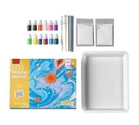 Peinture sur kit d'eau - Projet d'art créatif de peinture marbrée pour , jouets éducatifs de vacances pour filles et garçons âges six sept huit neuf onze douze | Année Craft Set