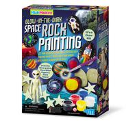 4M | KidzMaker | Peinture sur Roche phosphorescente | Arts et Artisanat pour Enfants à partir de 5 Ans | Projet de Lueur de Jardin