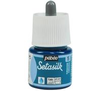 Peinture sur soie - Pébéo - SetaSilk - 45 ml - Turquoise - Textile - Mixte