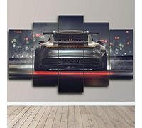 Peinture Sur Toile 5 Pieces Voiture De Sport Image Déco Murale Tableau Murale Peinture Sur Toile Affiche Photo Toile Image De Imprimée Art Hd Décoration Murale (Avec Cadre 150 X 80 Cm) Affic -4X8N/F5