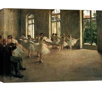 Peinture sur toile - Edgar Degas, The Rehearsal - 120x90 cm