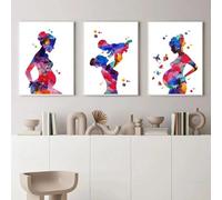 Peinture Sur Toile Impression Médicale Mère Et Enfant Femme Enceinte Affiches Aquarelle Gynécologie Sage-Femme Obstétrique Art Mural Décoration De Chambre 30X40Cmx3Pcs Sans Cadre