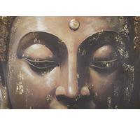 Peinture Sur Toile Multicolore Bouddha 100x3x100 Cm