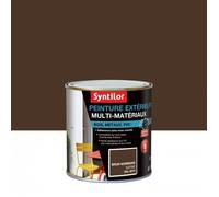 Peinture multimatériau extérieur SYNTILOR brun normand satiné 0.5 l