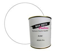 PEINTURE Teinte Blanc bois intérieur extérieur à base d acrylique aspect velours-satin Aqua Bois - 750ml