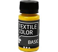 Creotime peinture textile Basic 50 ml jaune Jaune G