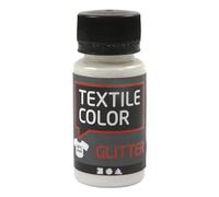 Peinture Textile Color, transparent, Paillettes, 50ml
