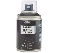 Pébéo Peinture en spray textile 7A – Base eau, sans solvant, lavable en machine – 100 ml Noir